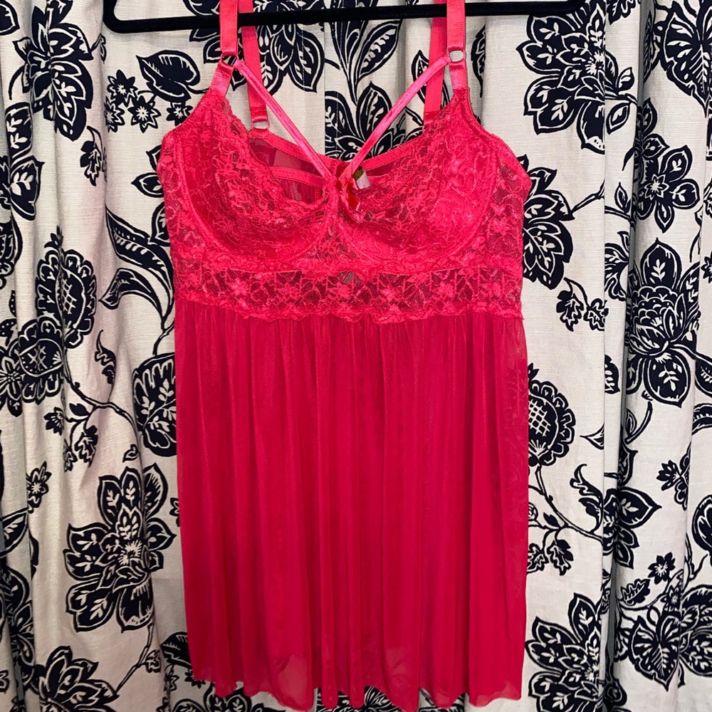 Red Lingerie Top